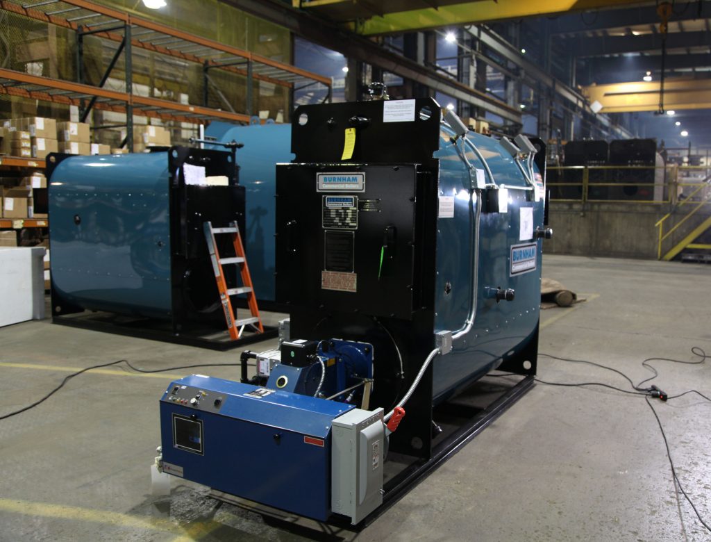 Burnham Commercial steel boiler